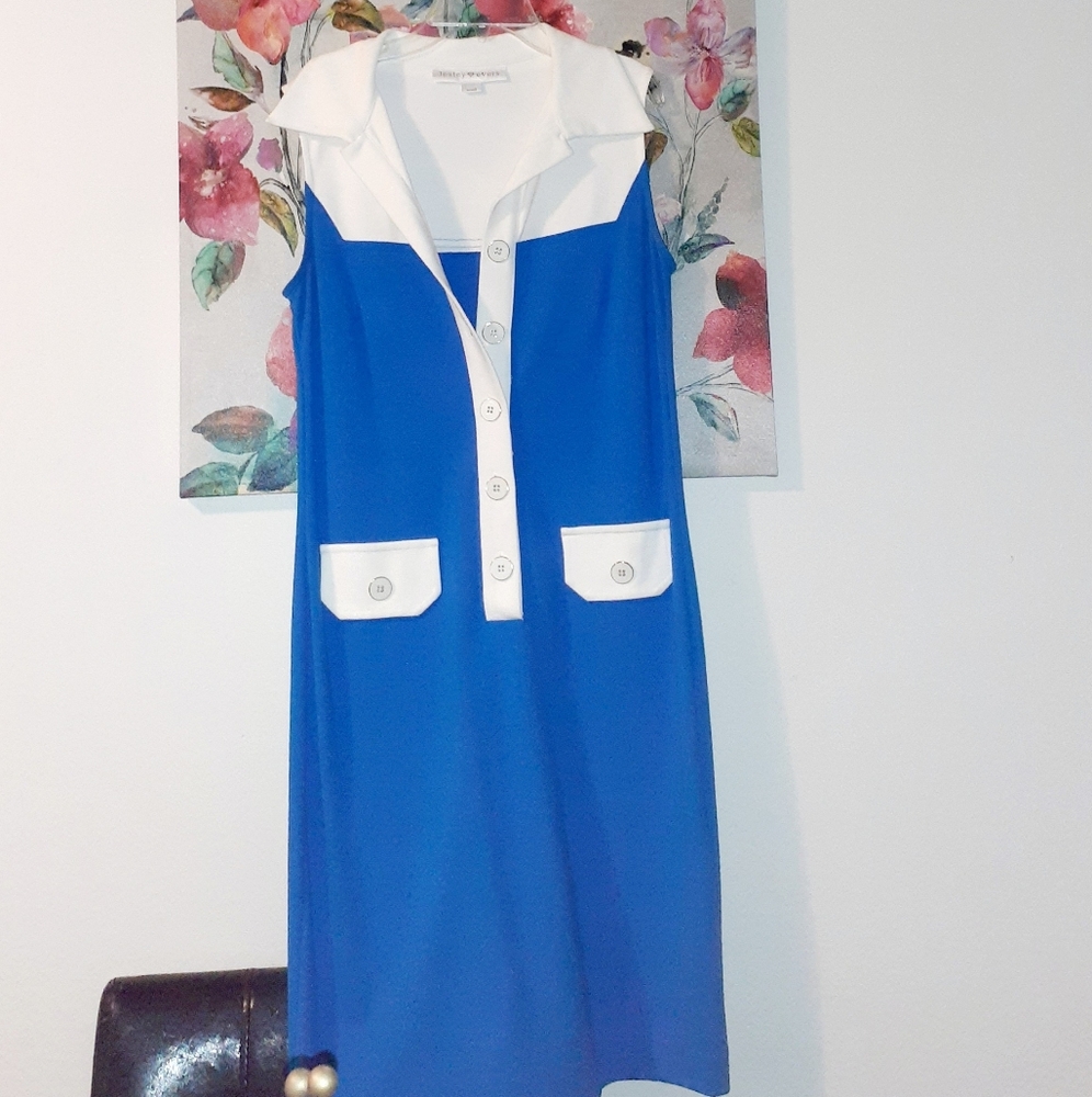 Vintage Royal blue dress